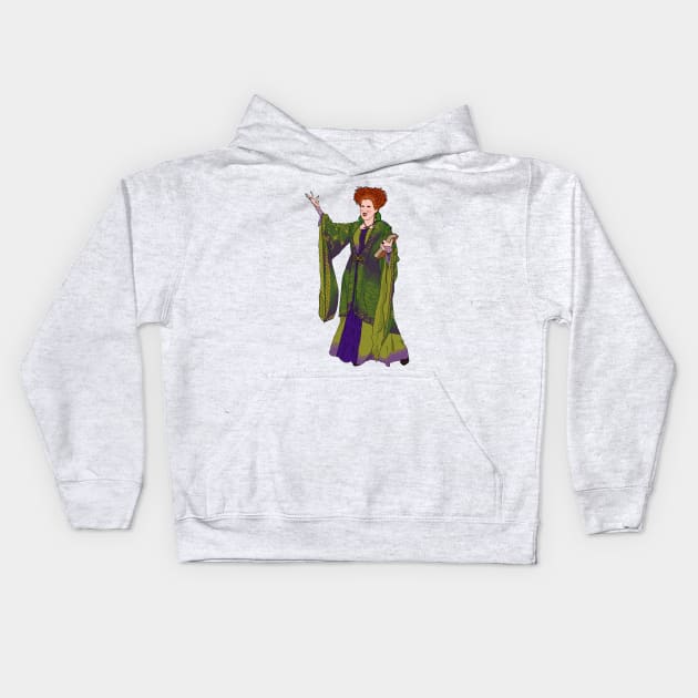 I Put a Spell On You | Hocus Pocus | Winnie Kids Hoodie by Jakmalone